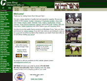 Tablet Screenshot of greenrivertack.com